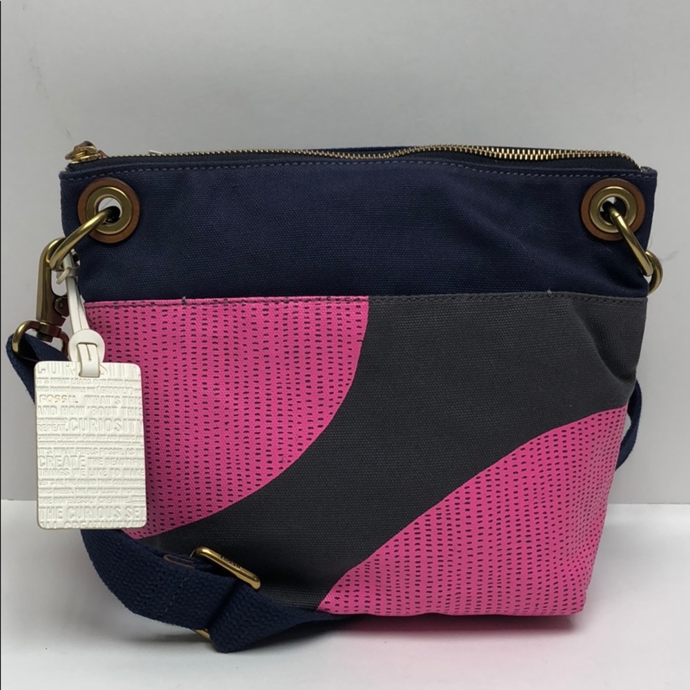 Fossil Kelly crossbody Pink Dots New